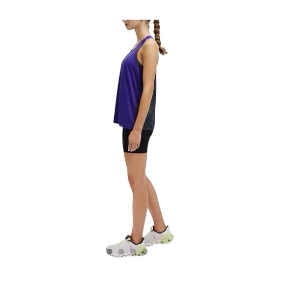 RUN ON CLOUDS Women's Size Large Purple/Black Tank-T Lightweight Running Top - Picture 1 of 8